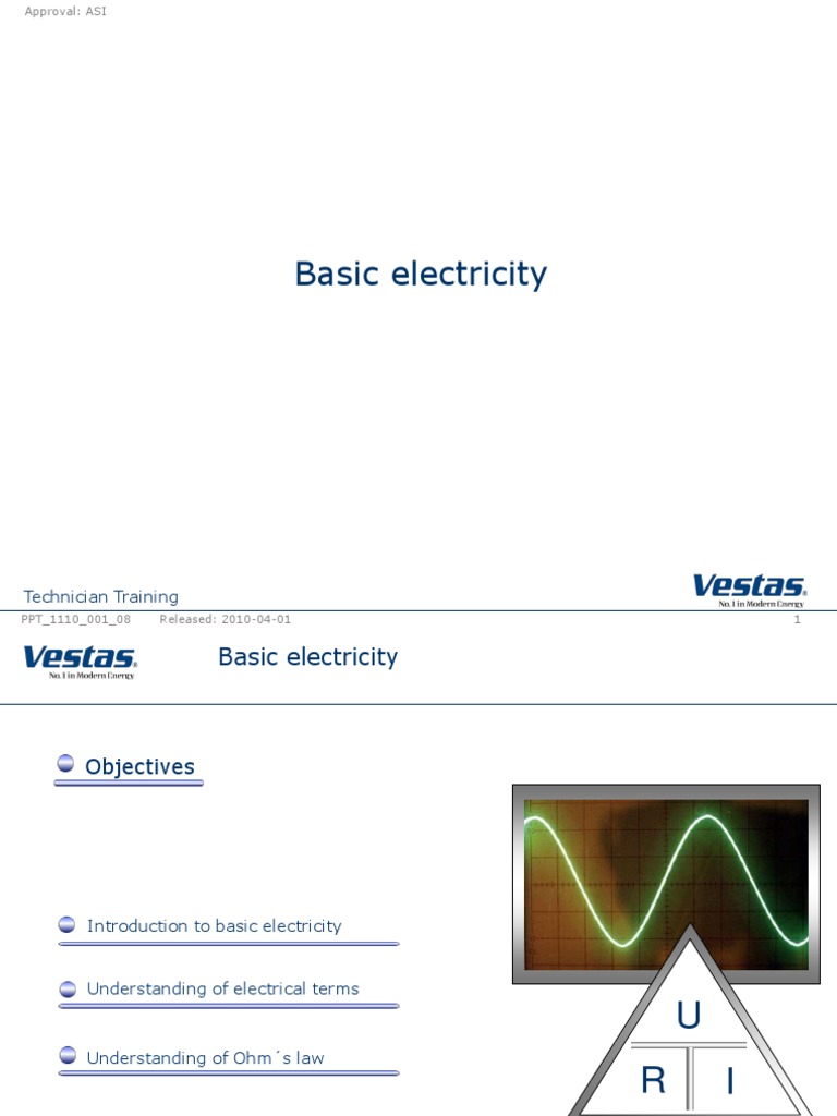 Basic Electricity PDF Electric Current Electrical Resistance And