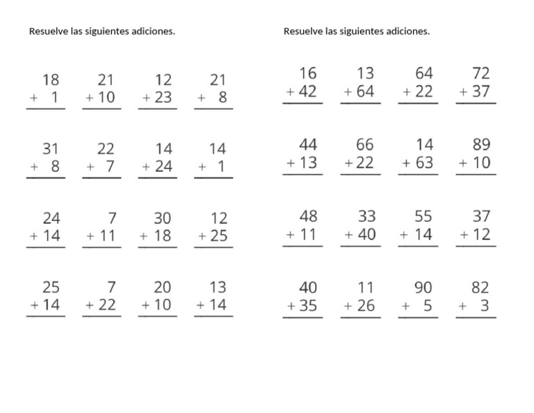 Adiciones Varias | PDF