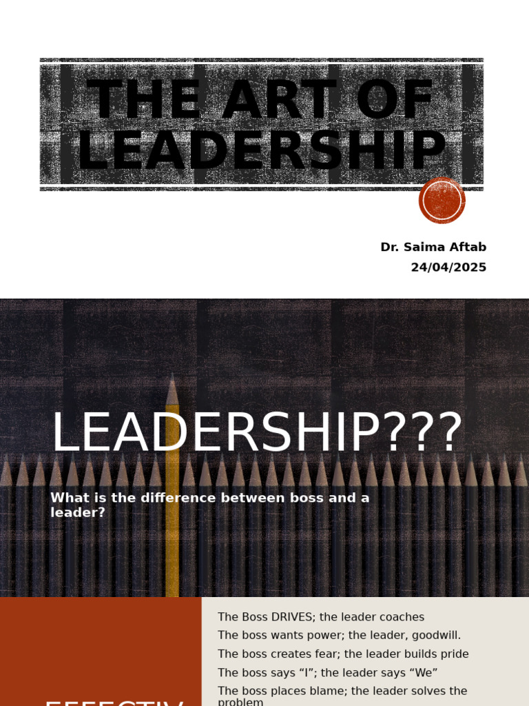 Leadership Styles and Effective Traits | PDF | Leadership | Psychology