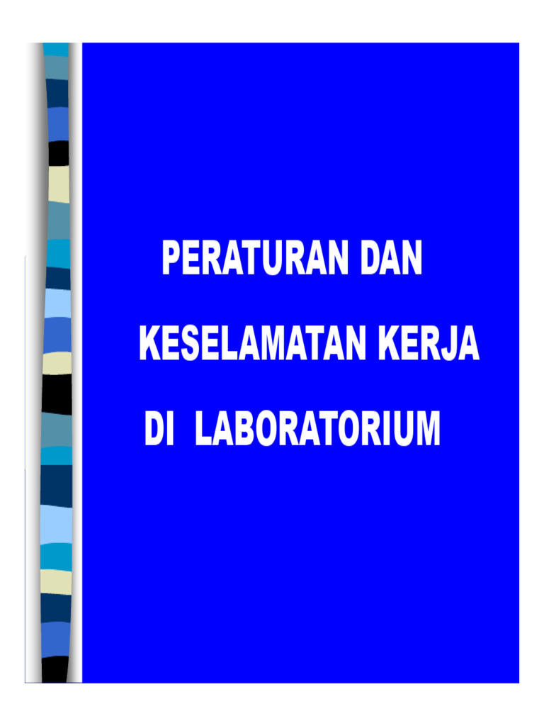 Keselamatan Kerja di Laboratorium | PDF