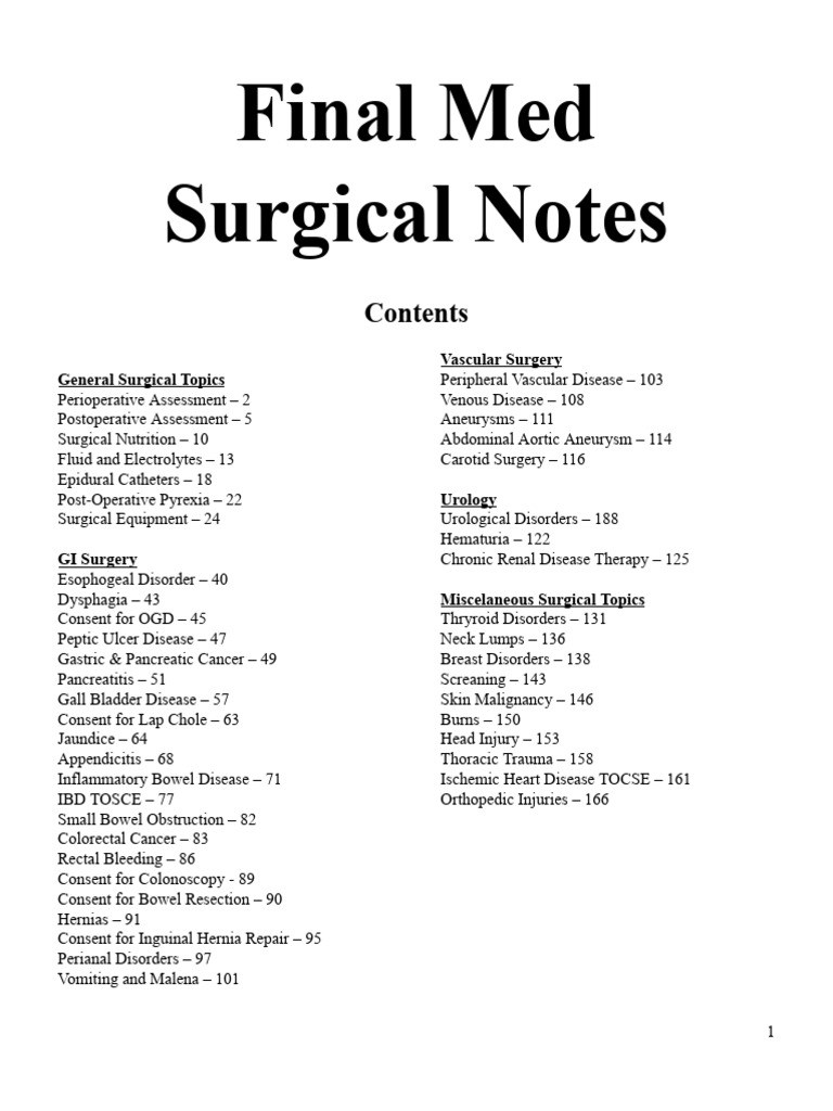 Comprehensive Surgical Assessment Guide | PDF | Diabetes | Surgery