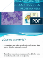 Anemia Por Deficit de Sintesis Del Grupo HEM