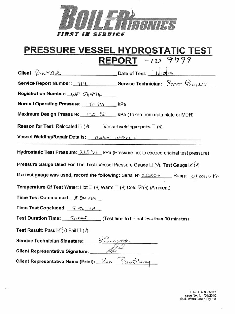 9799 Boiler 10yr Test and Exam Oct 2017 | PDF