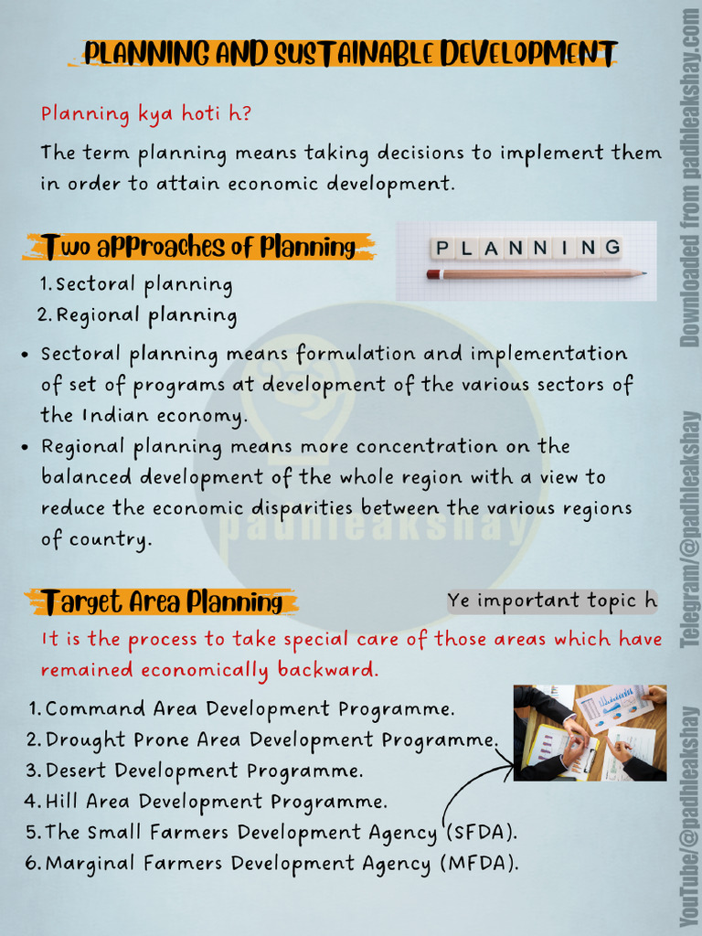 CH 6 Book 2 Planning and Sustainable Development-1 | PDF