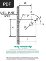 Padeye Design with Cheek Plates | PDF | Mechanical Engineering | Civil ...