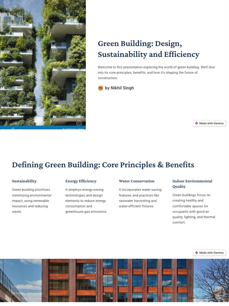 Green Building Design Principles Explained | PDF | Green Building ...