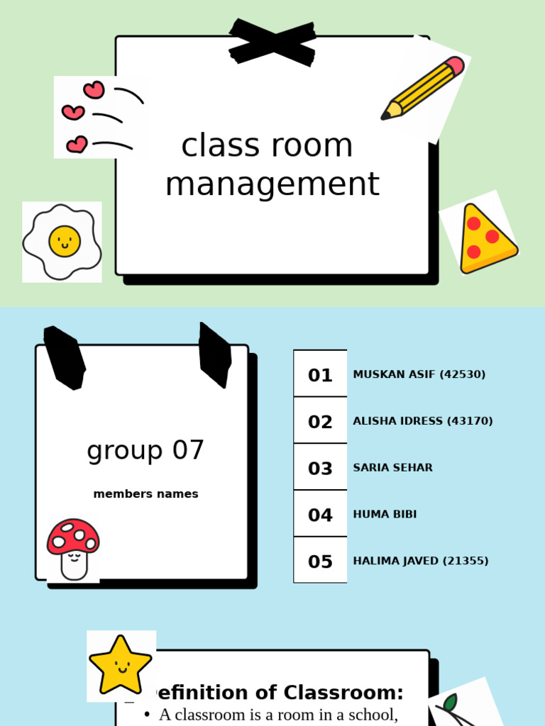 Class Room Management | PDF | Classroom | Learning