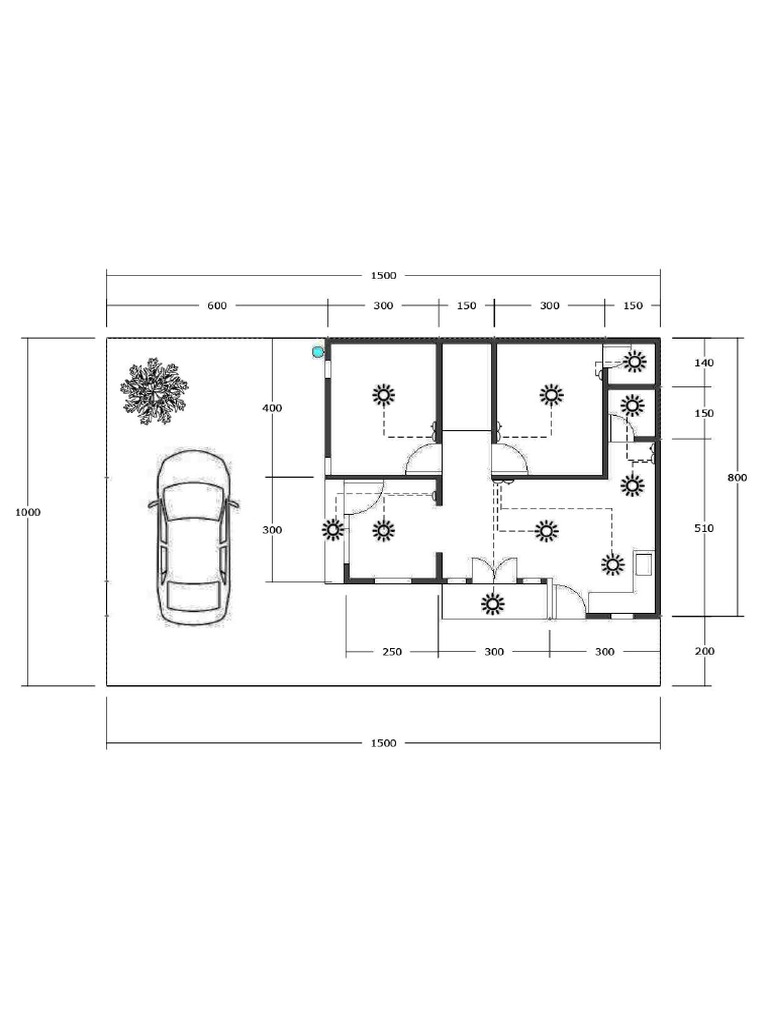 Denah Titik Lampu - Page-0001 | PDF