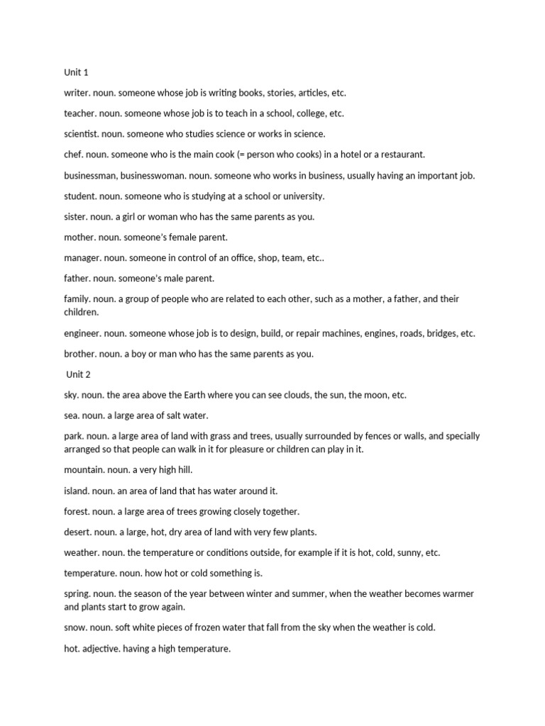 Essential Vocabulary for Everyday Life | PDF | Adjective | Verb