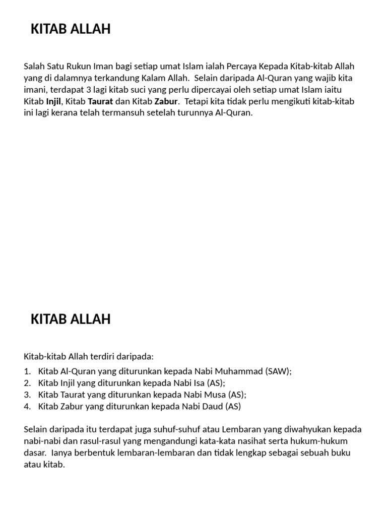 Kalam Allah | PDF