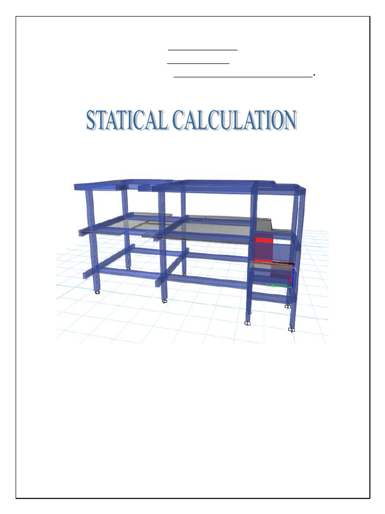 Structural Design Report for G+1 Residence | PDF | Beam (Structure ...