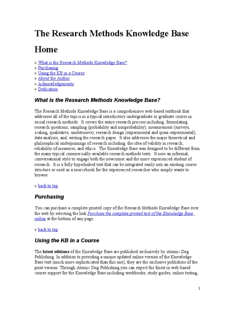 Social Research Methods Book | PDF | Hypothesis | Null Hypothesis