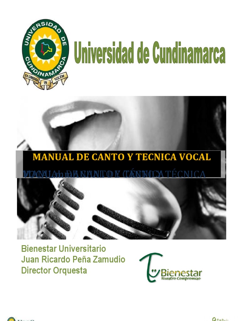 Manual de Canto y Técnica Vocal | PDF | Garganta Humana | Música vocal