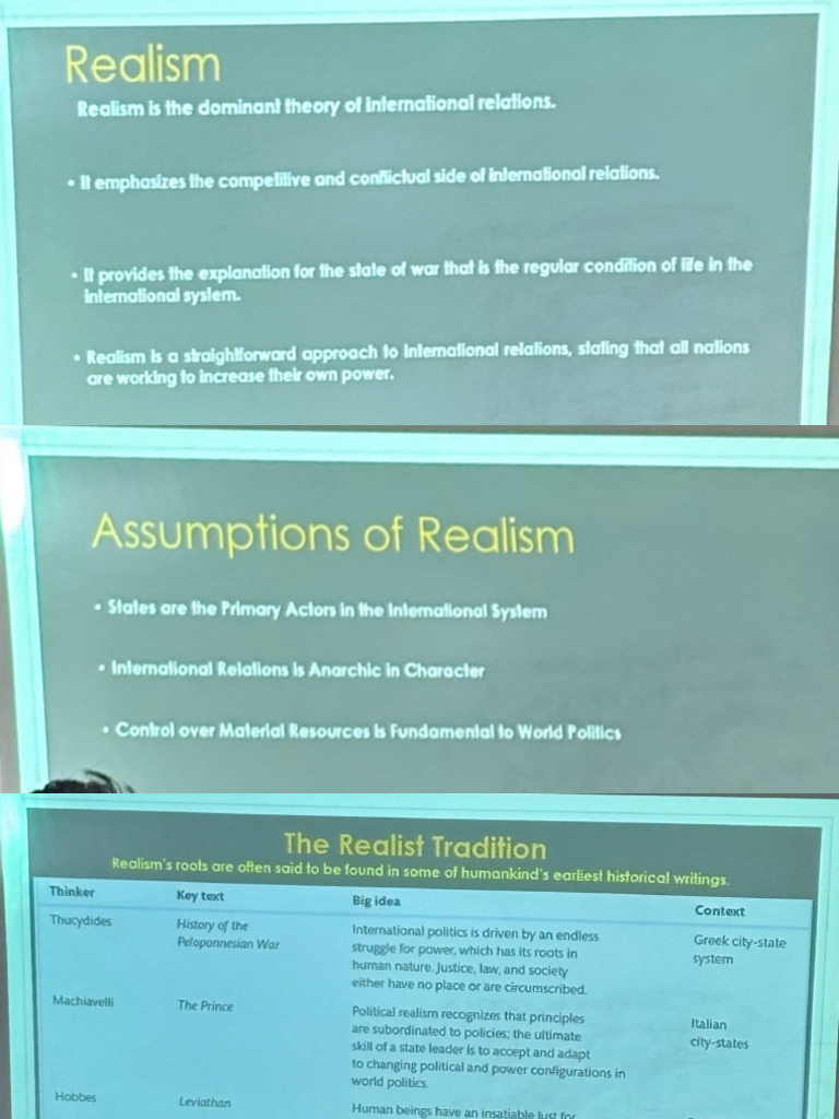 Realist Theory | PDF