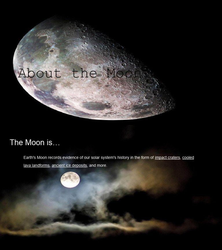 About The Moon | PDF