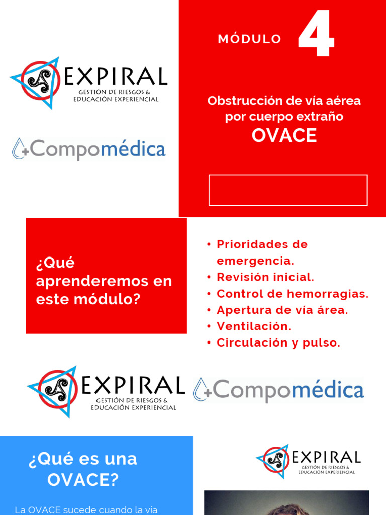 Manejo de OVACE en Adultos y Niños | PDF | Reanimación cardiopulmonar ...