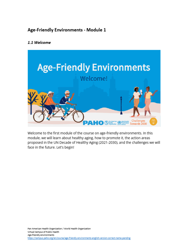 Promoting Healthy Aging Strategies | PDF | Ageing | Public Health
