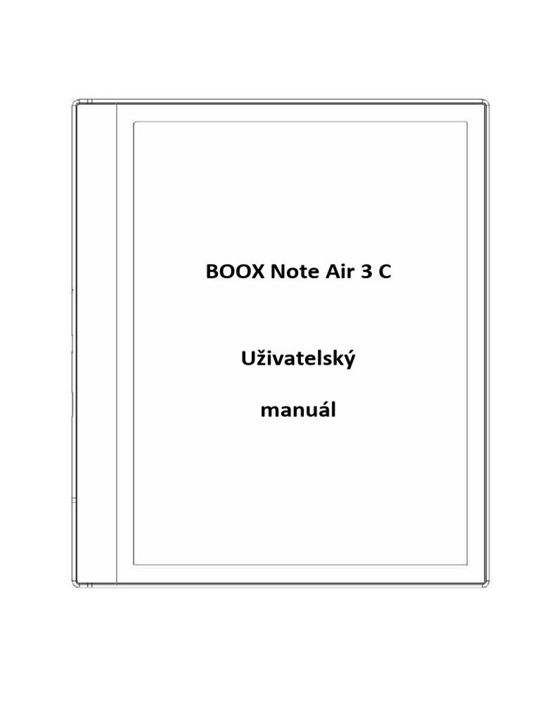 Boox Note Air 3 C | PDF
