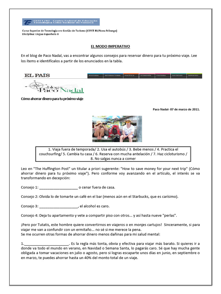 El Modo Imperativo Pdf