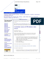 Instalasi Java Di Windows Dan Linux