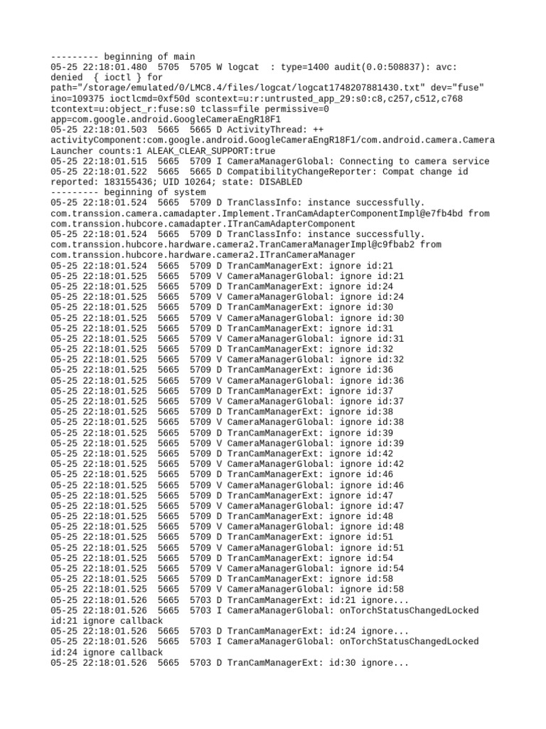 Log Cat 1748207881430 | PDF | Java (Programming Language) | Operating ...