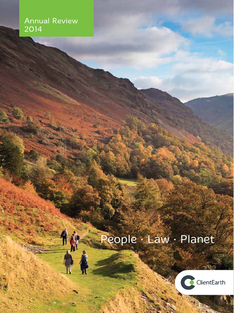 ClientEarth 2014 Annual Review Summary | PDF | Climate Change ...