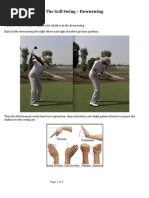 The Golf Swing – Downswing