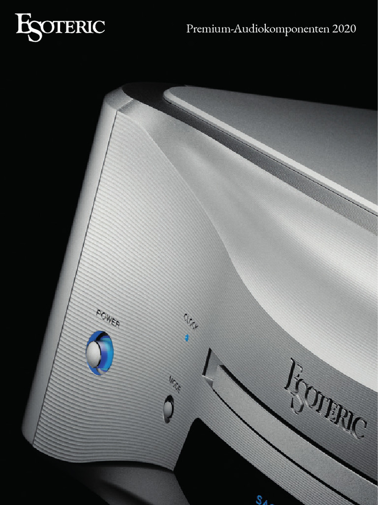 Esoteric Full Brochure de Web | PDF