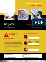 Lojack Early Warning Owners Manual