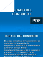 curado de concreto