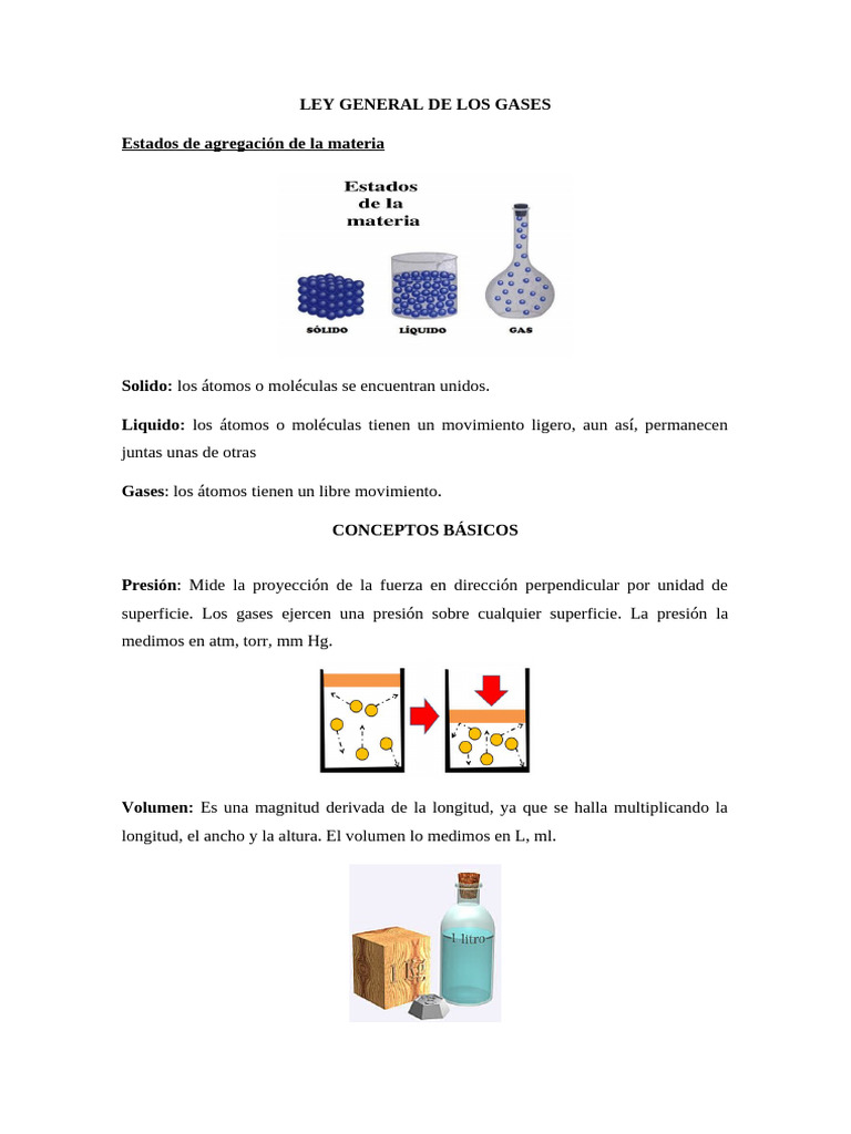 Leyes de los Gases y Ejercicios Resueltos | PDF | Gases | Mole (Unidad)