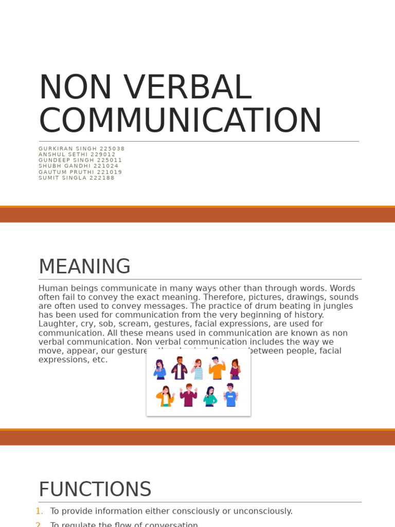 Business Communication Presentation | PDF | Nonverbal Communication ...