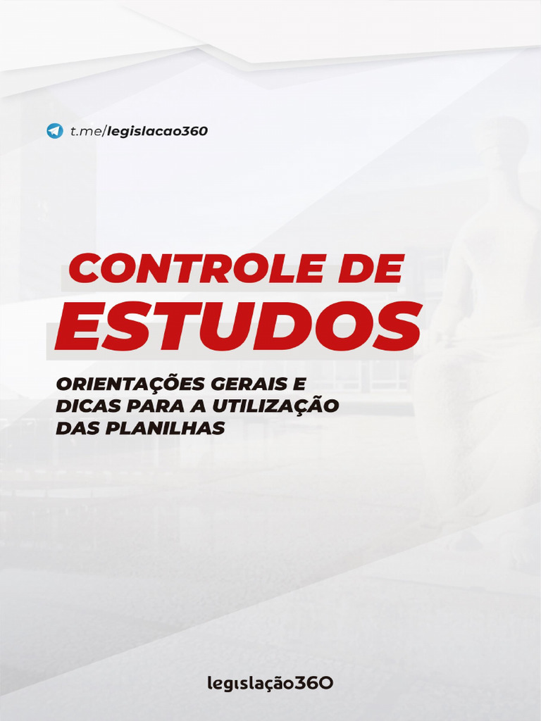 Controle de Estudos - Orientações - V1 | PDF | Cálculo | Estatísticas