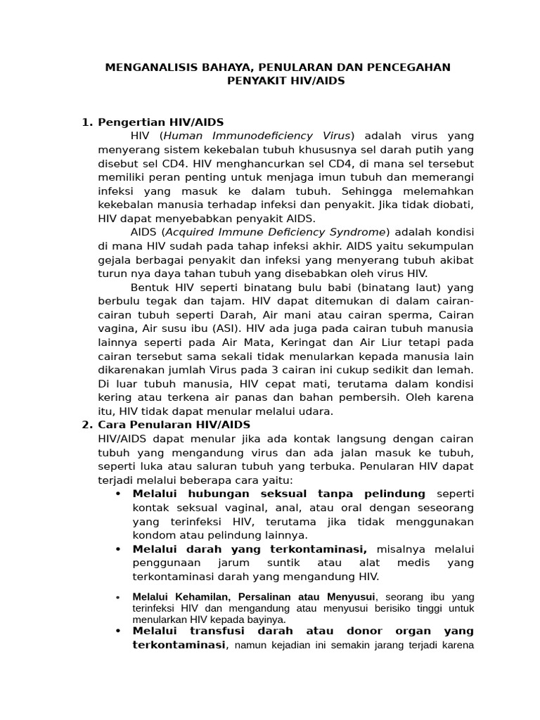 Materi Hiv Aids | PDF