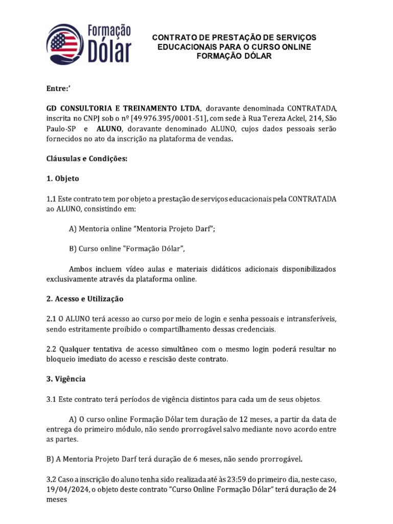 Licencia de Jf Lima en Eduzz.com | PDF