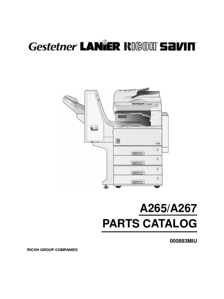 Ricoh 220 Parts | PDF