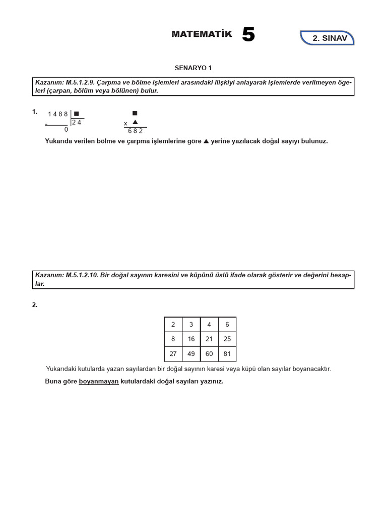 Mat 5 | PDF