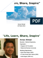 "Life, Learn, Share, Inspire": Annas Ahmad 20 Maret 2012