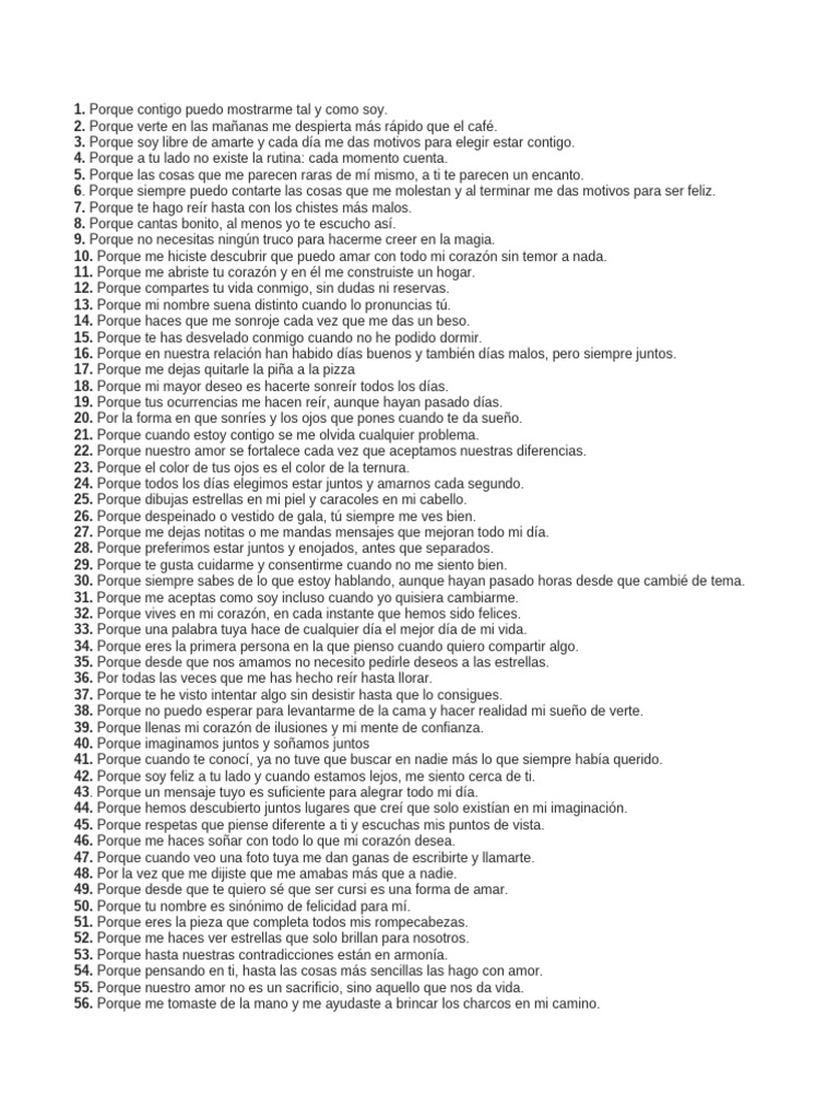 Razones para amar profundamente | PDF | Amor