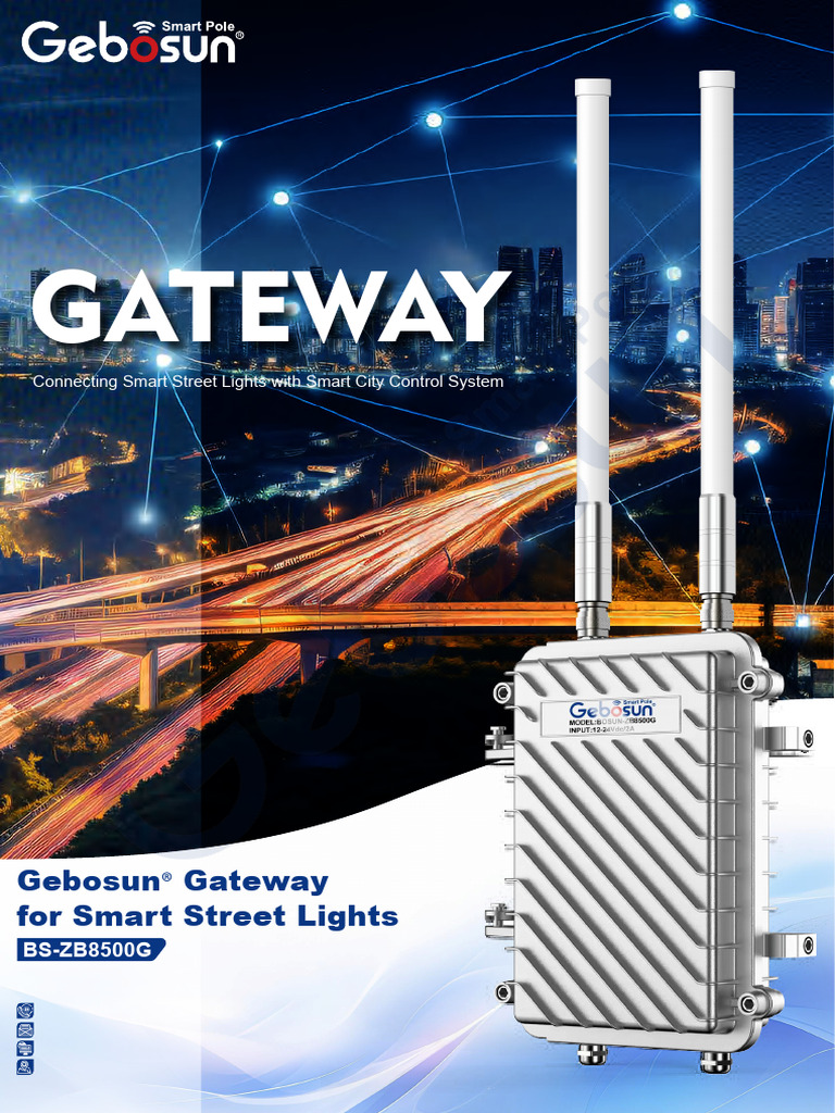 Smart Street Light Gateway Solutions | PDF | Computer Network ...