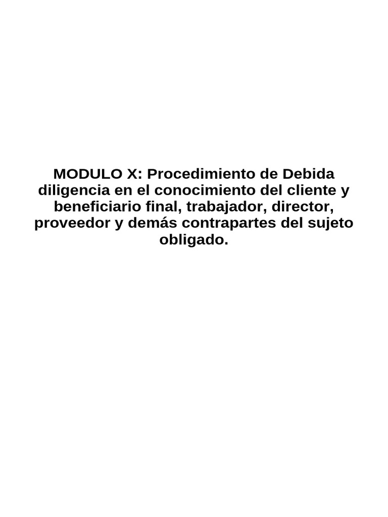 Modulo 10 | PDF | Cumplimiento normativo | Business