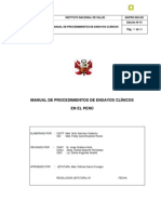 Ins Peru Manual de Procedimientos Ensayos Clinicos