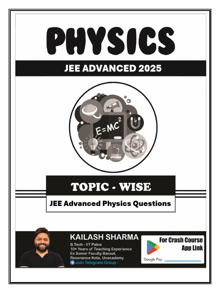 JEE Advanced Rotational Motion Problems | PDF | Rotation | Electron