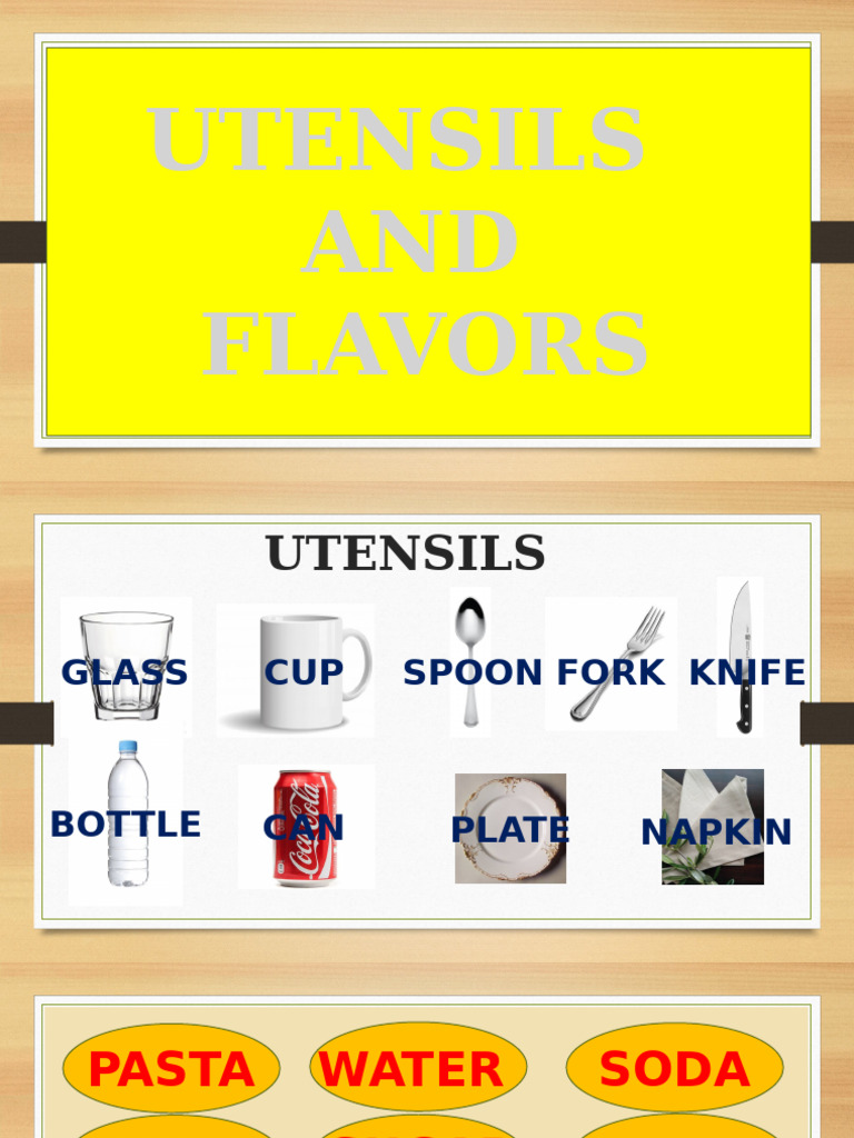 Utensils | PDF