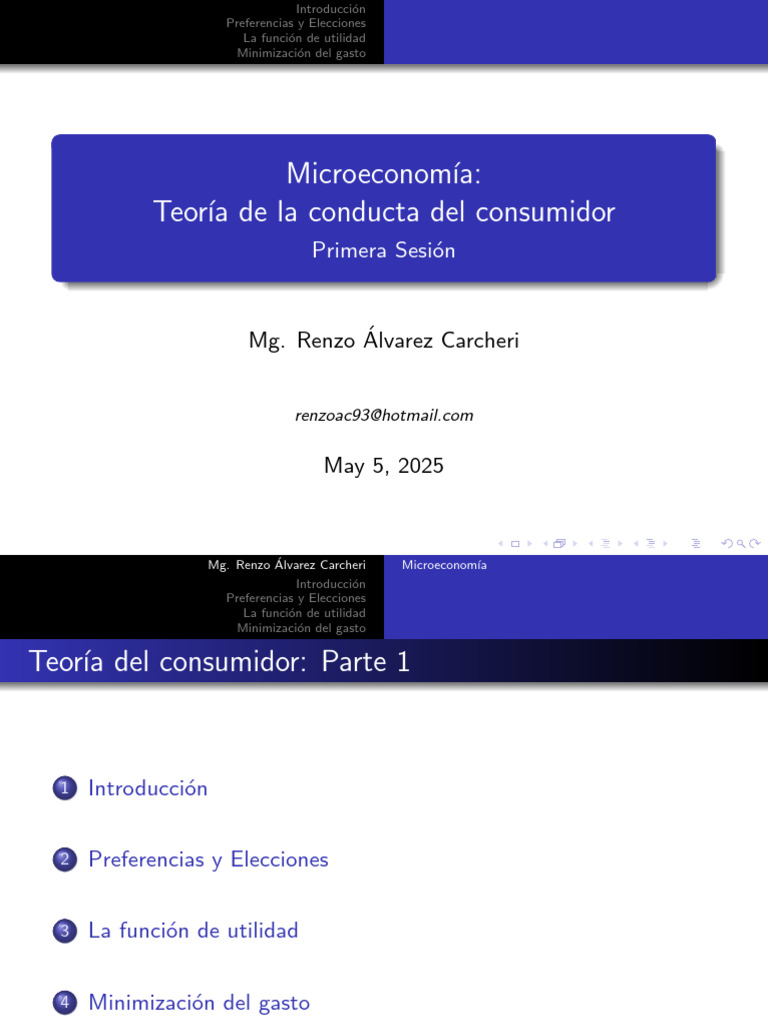 Teoría del Consumidor en Microeconomía | PDF | Los consumidores ...