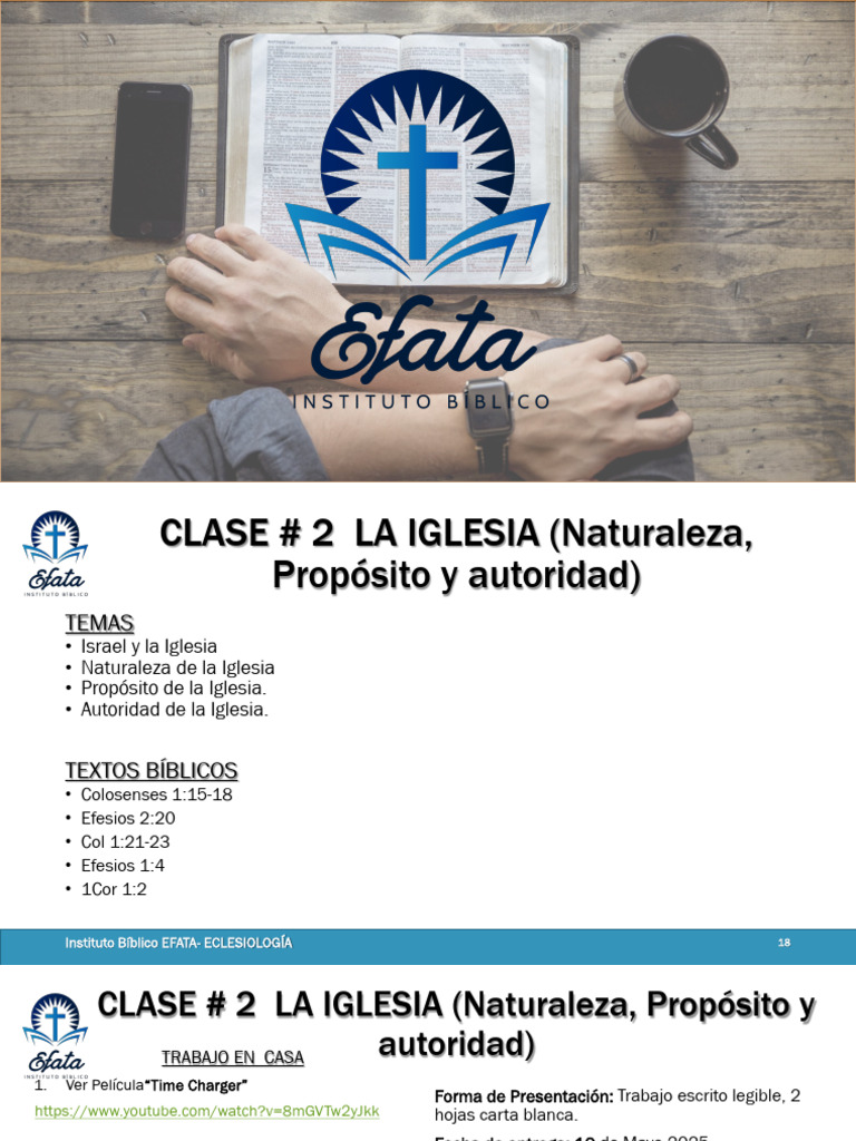 Clase 2 Eclesiologia | PDF | Cristo (título) | Iglesia cristiana