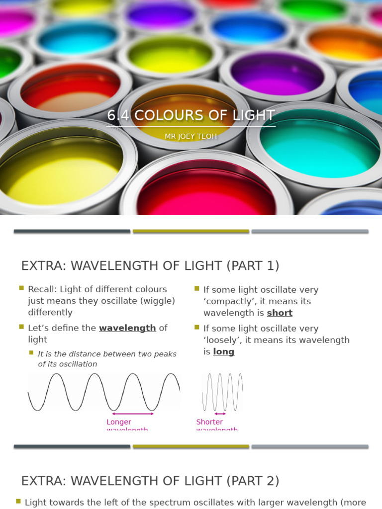 Understanding Light Colors and Wavelengths | PDF | Color | Light