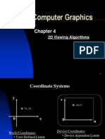 Computer Graphics: 2D Viewing Algorithms