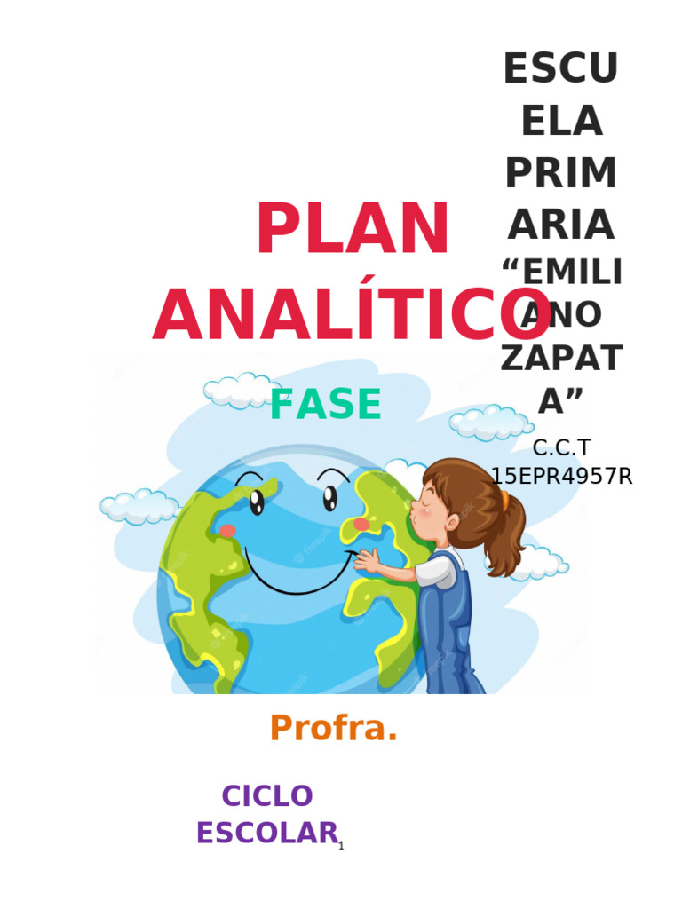 Plan Analítico Segundo Grado Primaria | PDF | Enseñando | Aprendizaje