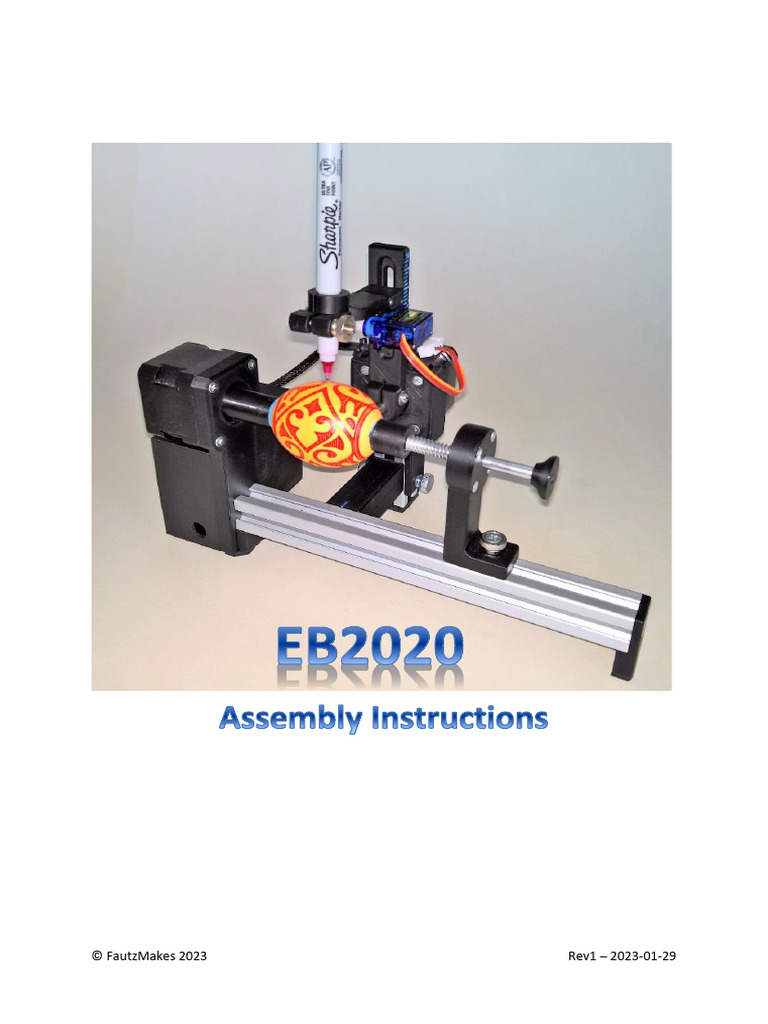 EB2020 Assembly Guide: Mechanics & Electronics | PDF | Screw | Tools